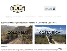 Tablet Screenshot of elephantmoto.com